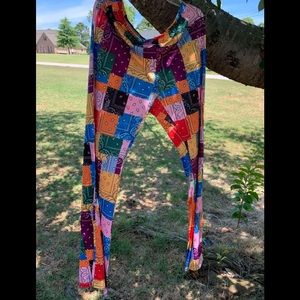 💞⭐️💙Bandanna Leggings Elastic waist XL💞💙⭐️😌